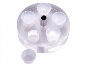 アクリルカップホルダー(5穴+マシンスタンド)(ベラ)