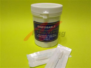 ジャイアントサン ニューブルー用 1本針(灰色チューブ一体型)(50P)