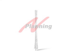 メイチャ Midas プラスチックハンドル(シルバー)(10P)