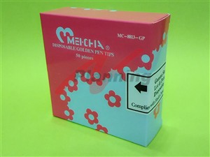 メイチャ 金手筆(GP) ニードルキャップ(1本針用)(50P)